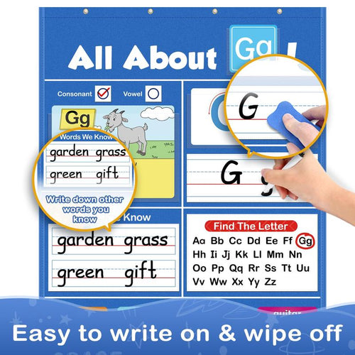 Alphabet Learning Pocket Chart